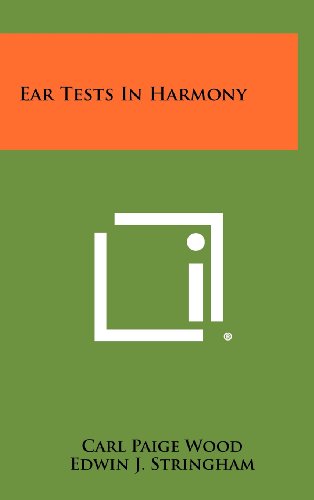 9781258298166: Ear Tests in Harmony