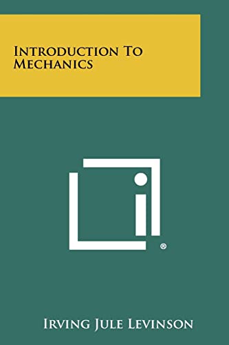 Stock image for Introduction to Mechanics for sale by Lucky's Textbooks