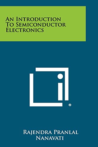 Stock image for An Introduction to Semiconductor Electronics for sale by Lucky's Textbooks