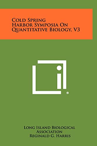 Beispielbild fr Cold Spring Harbor Symposia On Quantitative Biology, V3 zum Verkauf von Lucky's Textbooks