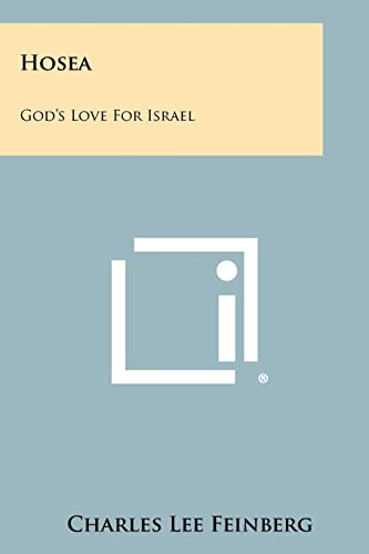 Stock image for Hosea: God's Love for Israel for sale by HPB-Emerald