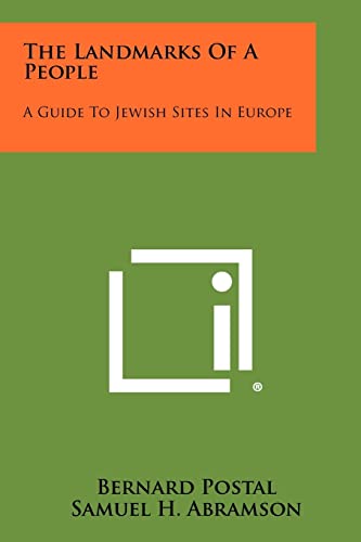 Stock image for The Landmarks of a People: A Guide to Jewish Sites in Europe for sale by Lucky's Textbooks