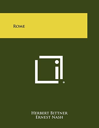 Imagen de archivo de Rome a la venta por Lucky's Textbooks