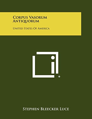 9781258433642: Corpus Vasorum Antiquorum: United States of America