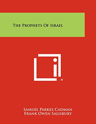 Stock image for The Prophets of Israel for sale by Lucky's Textbooks
