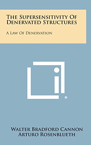 9781258557645: The Supersensitivity of Denervated Structures: A Law of Denervation