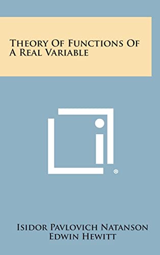 9781258641252: Theory of Functions of a Real Variable