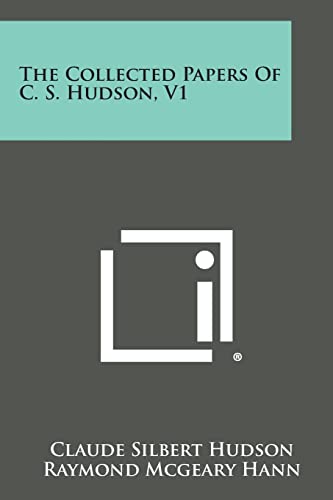 Stock image for The Collected Papers of C. S. Hudson, V1 for sale by Lucky's Textbooks