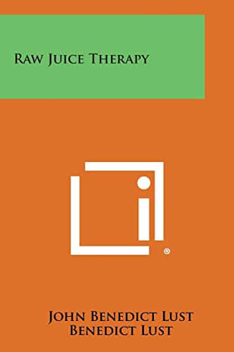 Beispielbild fr Raw Juice Therapy zum Verkauf von Big River Books