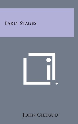 Beispielbild fr Early Stages zum Verkauf von Buchpark