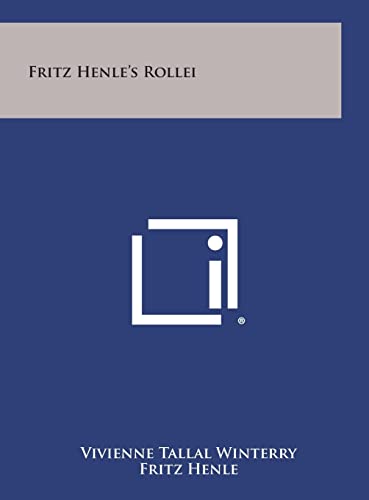 Stock image for Fritz Henle's Rollei for sale by Lucky's Textbooks