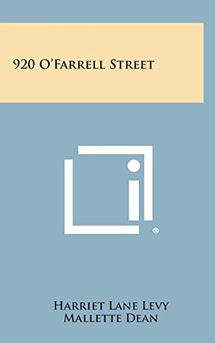 Beispielbild fr 920 O'Farrell Street zum Verkauf von THE SAINT BOOKSTORE