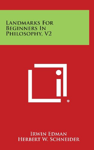 9781258883911: Landmarks for Beginners in Philosophy, V2