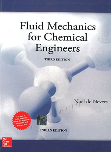 Fluid Mechanics For Chemical Engineers Third Edition By