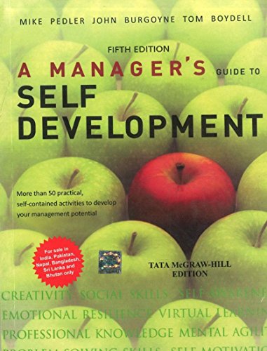 Stock image for Manager*s Guide to Self Development for sale by dsmbooks