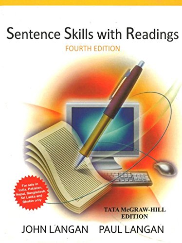 9781259002489: Sentence Skills With Readings, 4Ed