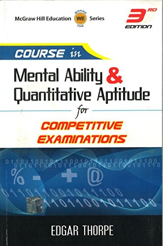 Stock image for Course In Mental Ability & Quantitative Aptitude for sale by dsmbooks