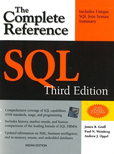 Imagen de archivo de SQL the Complete Reference a la venta por Majestic Books
