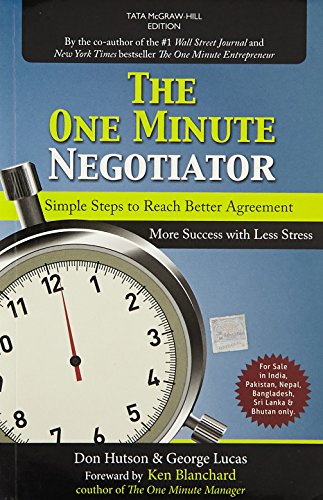 9781259003998: One Minute Negotiator