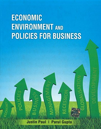 Stock image for Economic Environment and Policies for Business for sale by dsmbooks