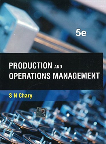 9781259005107: Production And Operations Management, 5Ed