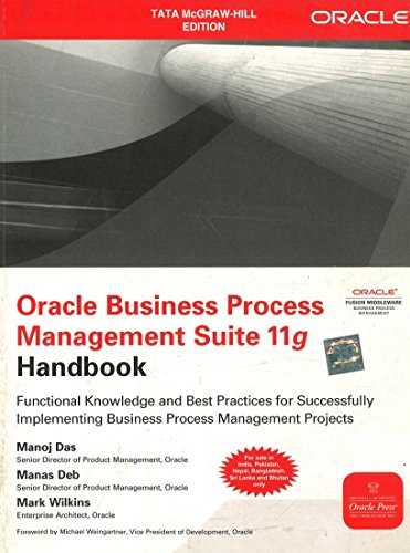 Stock image for Oracle Business Process Management Suite 11g Handbook for sale by Wonder Book