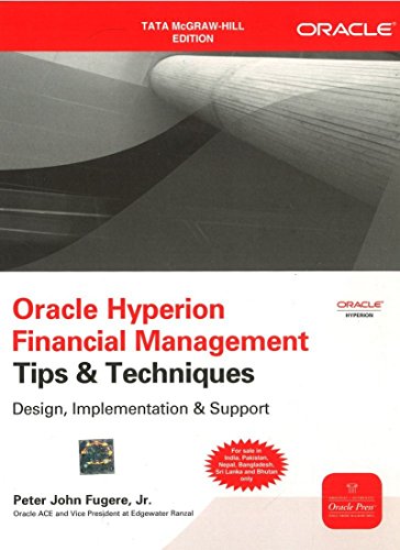 Immagine dell'editore per Oracle Hyperion Financial Management Tips And Techniques venduto da ThriftBooks-Atlanta