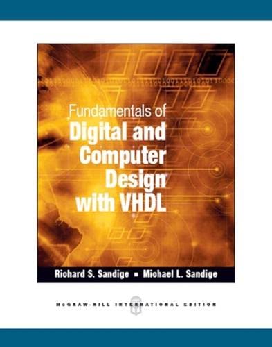 9781259007552: Fundamentals of Digital and Computer Design with VHDL (Int'l Ed) (Asia Higher Education Engineering/Computer Science Electrical Engineering)