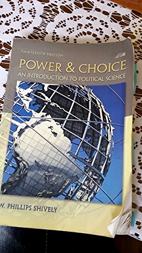 9781259007682: Power & Choice: An Introduction to Political Science