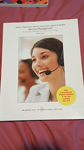 Beispielbild fr Service Management: Operations, Strategy, Information Technology (Int'l Ed) zum Verkauf von Phatpocket Limited
