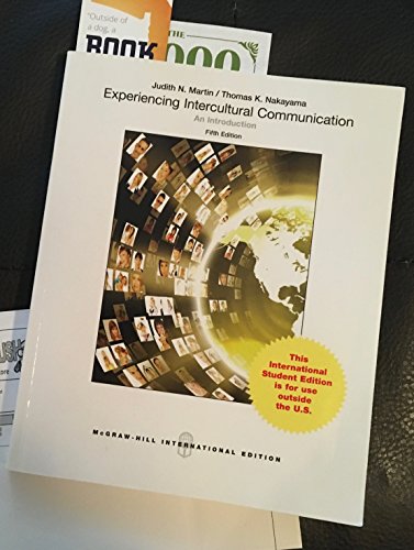 9781259010774: Experiencing Intercultural Communication: An Introduction (Int'l Ed)