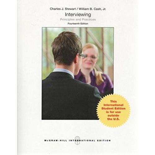 9781259010866: Interviewing: Principles and Practices (Int'l Ed)