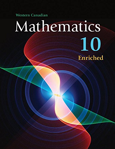 Stock image for Western Canadian Mathematics 10 Enriched for sale by Textbook Pro