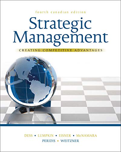 Beispielbild fr Strategic Management: Creating Competitive Advantages zum Verkauf von ThriftBooks-Dallas