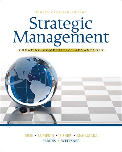 Imagen de archivo de Strategic Management : Creating Competitive Advantages a la venta por HPB-Red