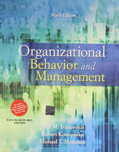Beispielbild fr Organizational Behavior and Management zum Verkauf von HPB-Red