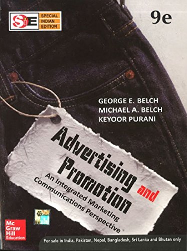 Imagen de archivo de Advertising and Promition: An Integrated Marketing Communications Perspective a la venta por Better World Books