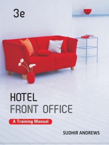 Beispielbild fr Hotel Front Office: A Training Manual zum Verkauf von SecondSale