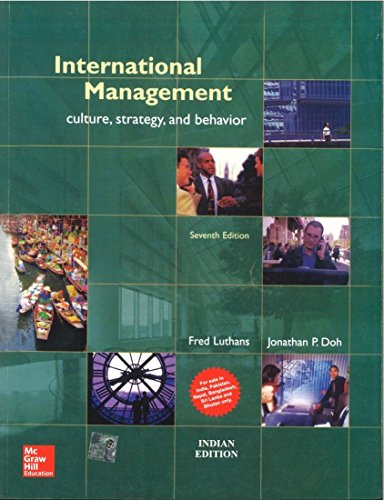 Stock image for International Management Culture, Strategy, and Behavior for sale by GF Books, Inc.