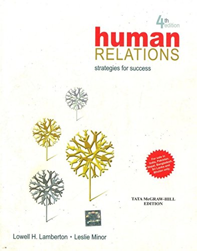 Stock image for Human Relations Strategies For Success 4th Ed for sale by Hawking Books