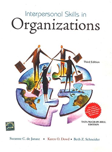 9781259029073: Interpersonal Skills In Organizations 3rd Ed