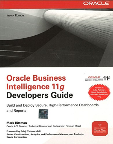 Beispielbild fr Oracle Business Intelligence 11g Developers Guide [Paperback] [Nov 01, 2012] Rittman, Mark zum Verkauf von HPB-Red