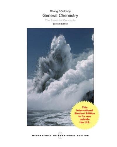 9781259060427: General Chemistry: The Essential Concepts (COLLEGE IE OVERRUNS)