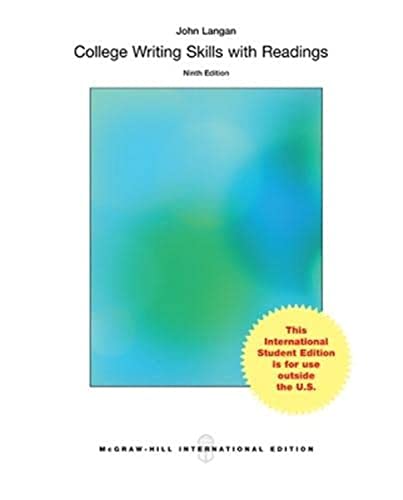 9781259060632: College Writing Skills with Readings