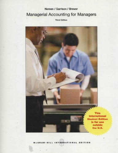 Imagen de archivo de Managerial Accounting for Managers, 3e a la venta por Polly's Books