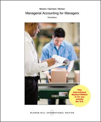 Stock image for Managerial Accounting for Managers, 3e for sale by Polly's Books