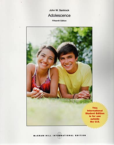 9781259060847: Adolescence (Int'l Ed)