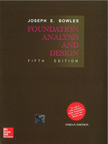 9781259061035: Foundation Analysis and Design by Joseph E. Bowles (2001-03-01)