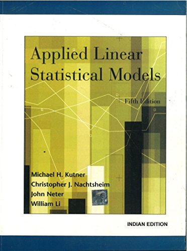 Stock image for Applied Linear Statistical Models 5ed (Pb 2013) for sale by GF Books, Inc.