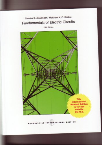 Imagen de archivo de Fundamentals of Electric Circuits, Fifth Edition, International a la venta por Reader's Corner, Inc.